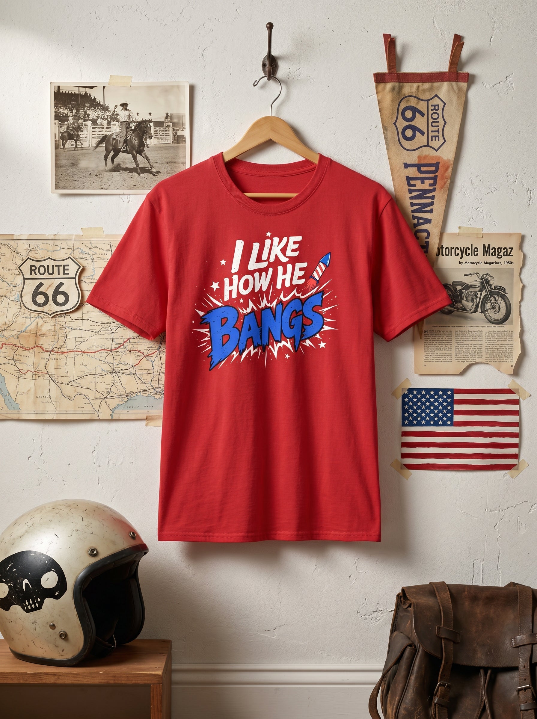 I Like How he Bangs | Deluxe Tee
