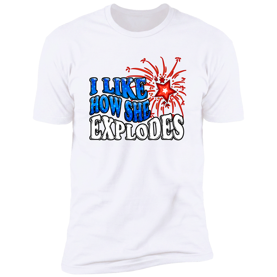 I Like How She Explodes | Deluxe Tee