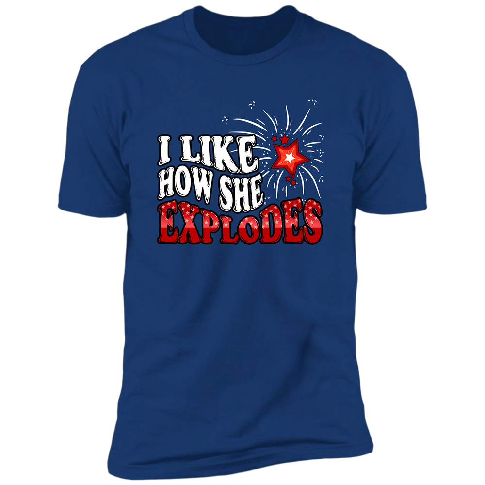 I Like How She Explodes & I Like How He Bangs Deluxe Tees