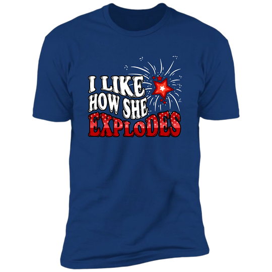 I Like How She Explodes &amp; I Like How He Bangs Deluxe Tees