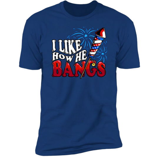 I Like How He Bangs | Deluxe Tee
