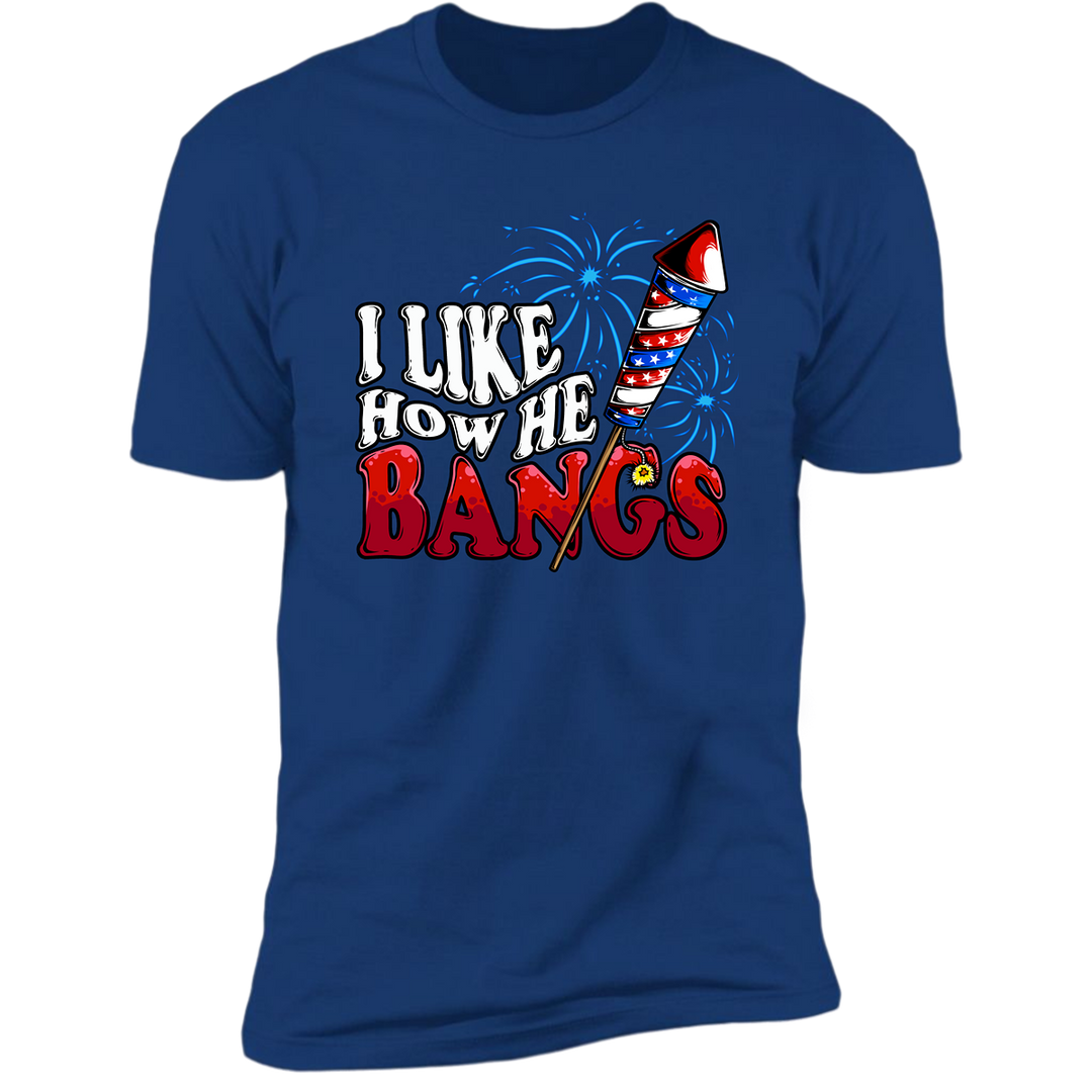 I Like How He Bangs | Deluxe Tee