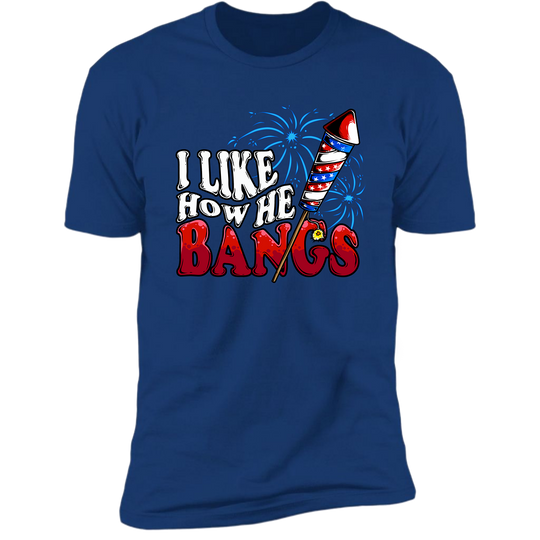 I Like How He Bangs | Deluxe Tee