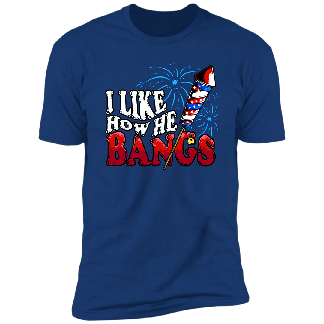 I Like How He Bangs | Deluxe Tee