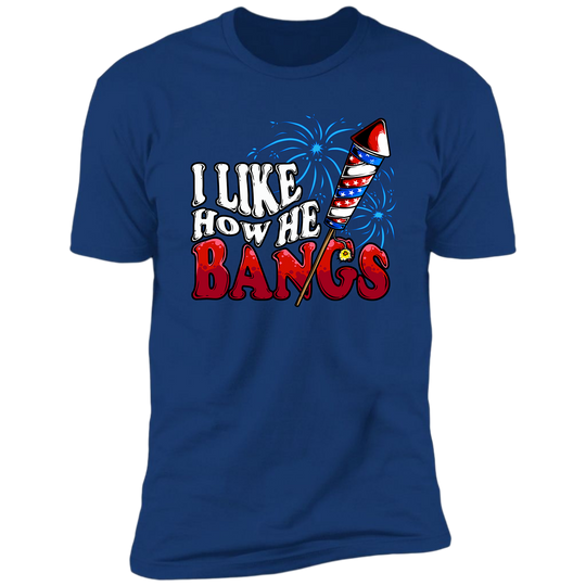I Like How He Bangs | Deluxe Tee