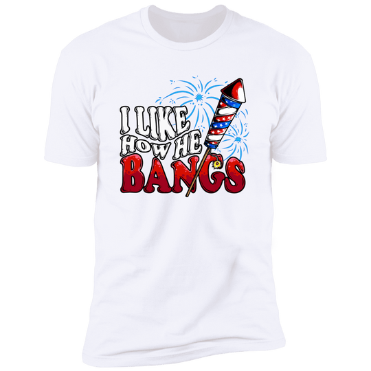 I Like How He Bangs | Deluxe Tee