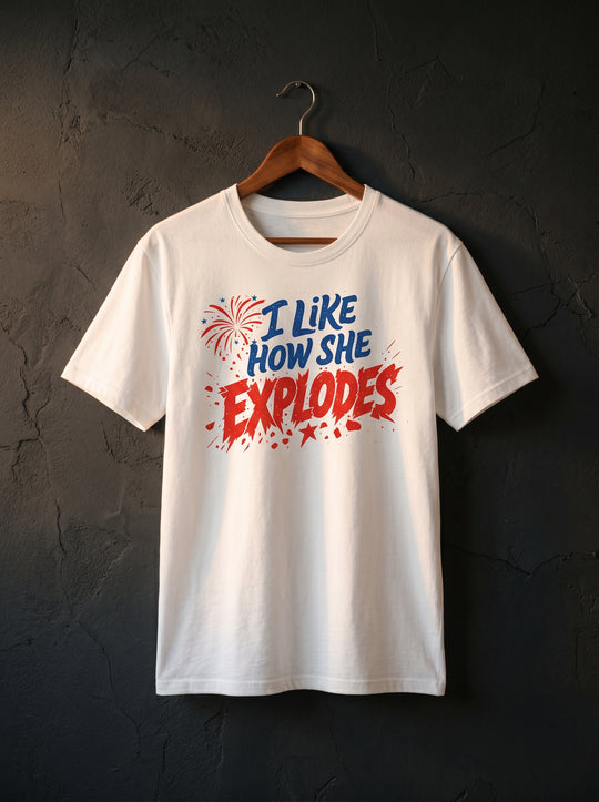 I Like How She Explodes | Deluxe Tee