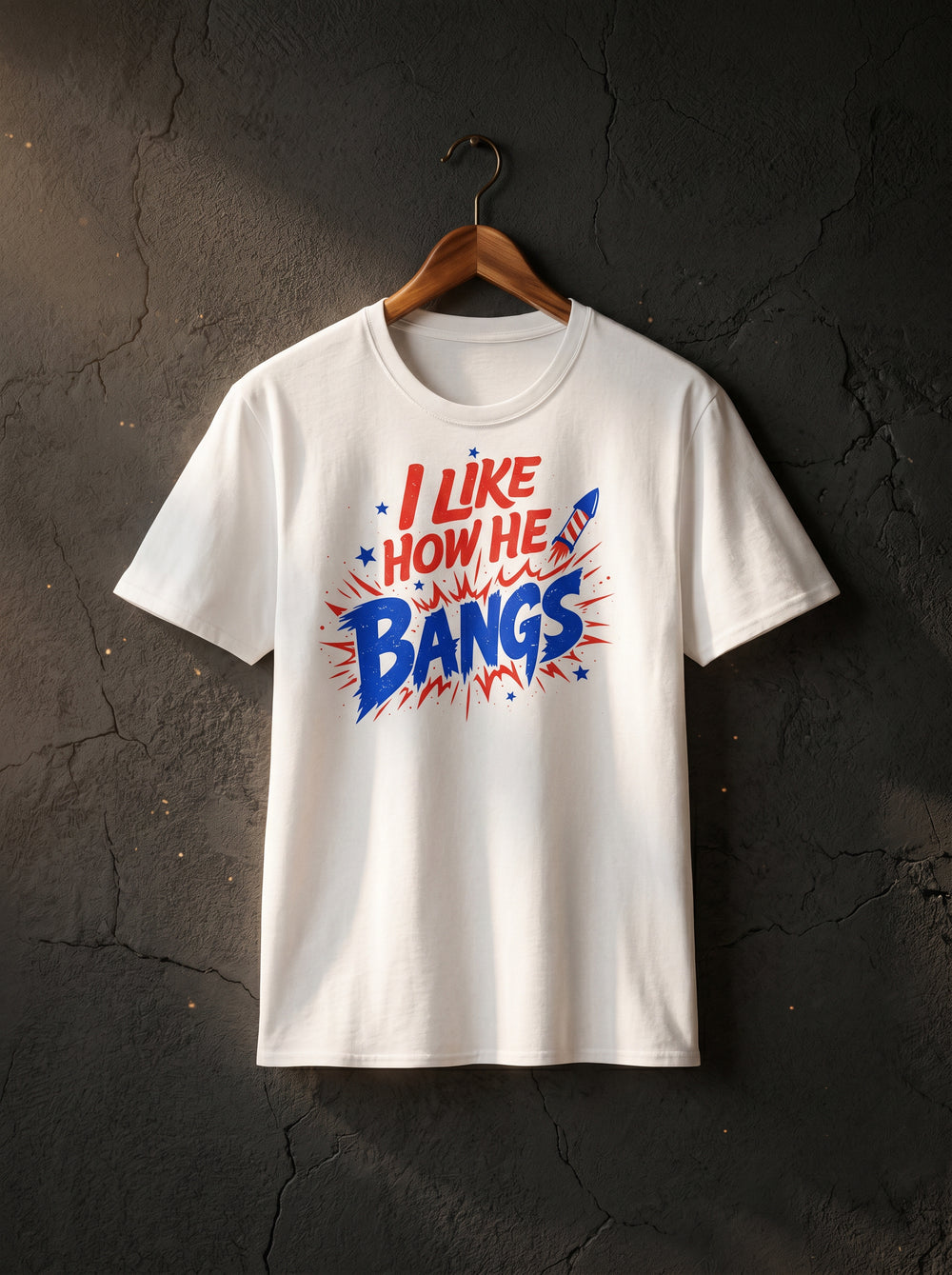 I Like How He Bangs | Deluxe Tee